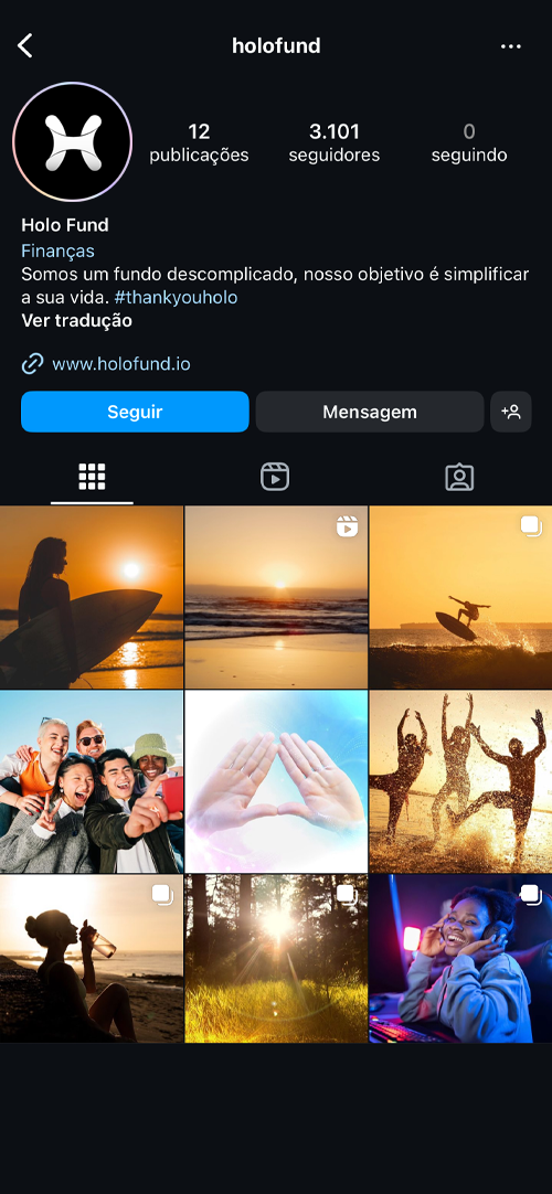 Receive grace through Holo Fund!